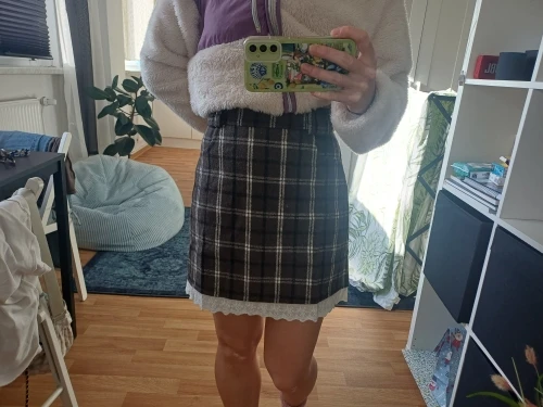 Plaid Mini Skirt - Preppy Aesthetic photo review