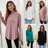 Maternity Clothes Long Sleeve Blouse T-Shirts Tees Spring Autumn New Casual Female Women Solid O-Neck Blouse Shirts Pullover Top 1