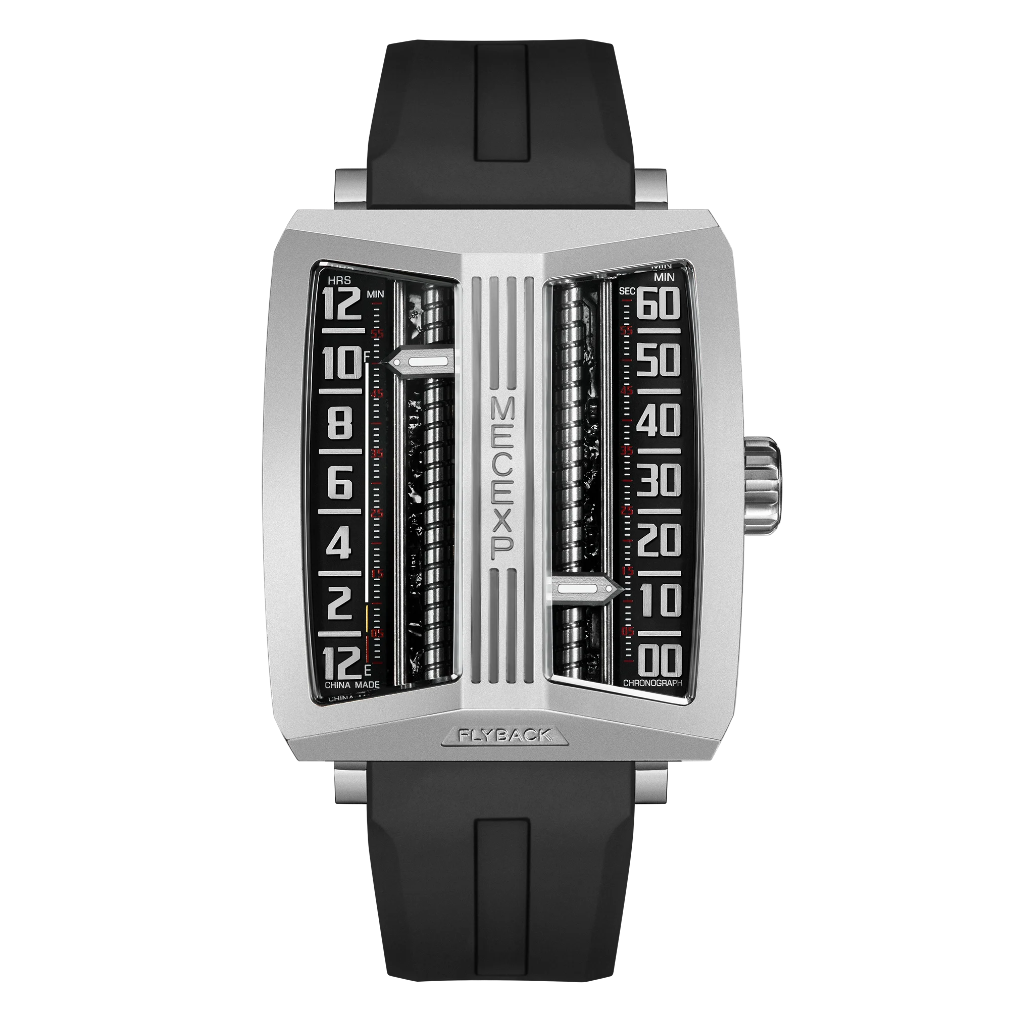 MECEXP MS1001 Titanium Special Edition Mechanical Male Luxury Wrist Watch Waterproof Sapphire Crystal Dial Window Luminous