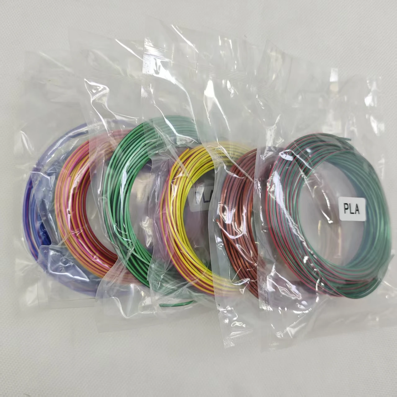 [트라이컬러 PLA 필라멘트 1.75mm], 3D 펜 PLA 필라멘트 리필, 3D 프..
