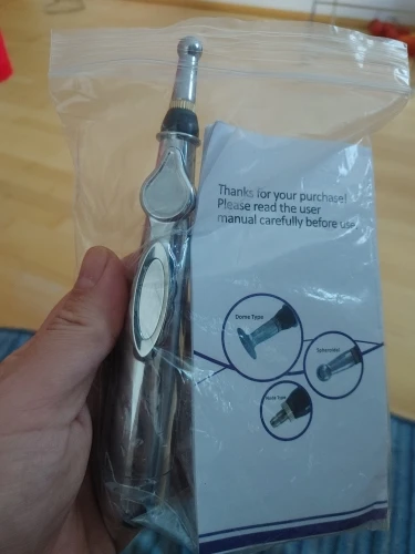 Elektrischer Akupunkturstift - Meridian Therapie für Schmerzlinderung und Massage photo review