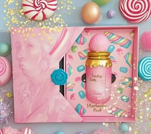 Women Perfume Eau De Parfum Sweet Candy Scent Long Lasting Fragrance Pink Bottle Luxury Gift Set Floral Fruity Perfume Spray for Ladies