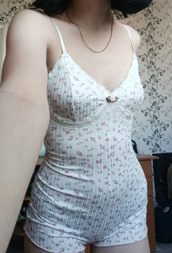 Coquette Floral Lace Bodysuit, customer photo