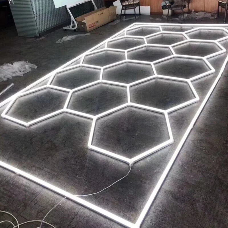 Honeycomb Hexagon LED Garage Lighting System