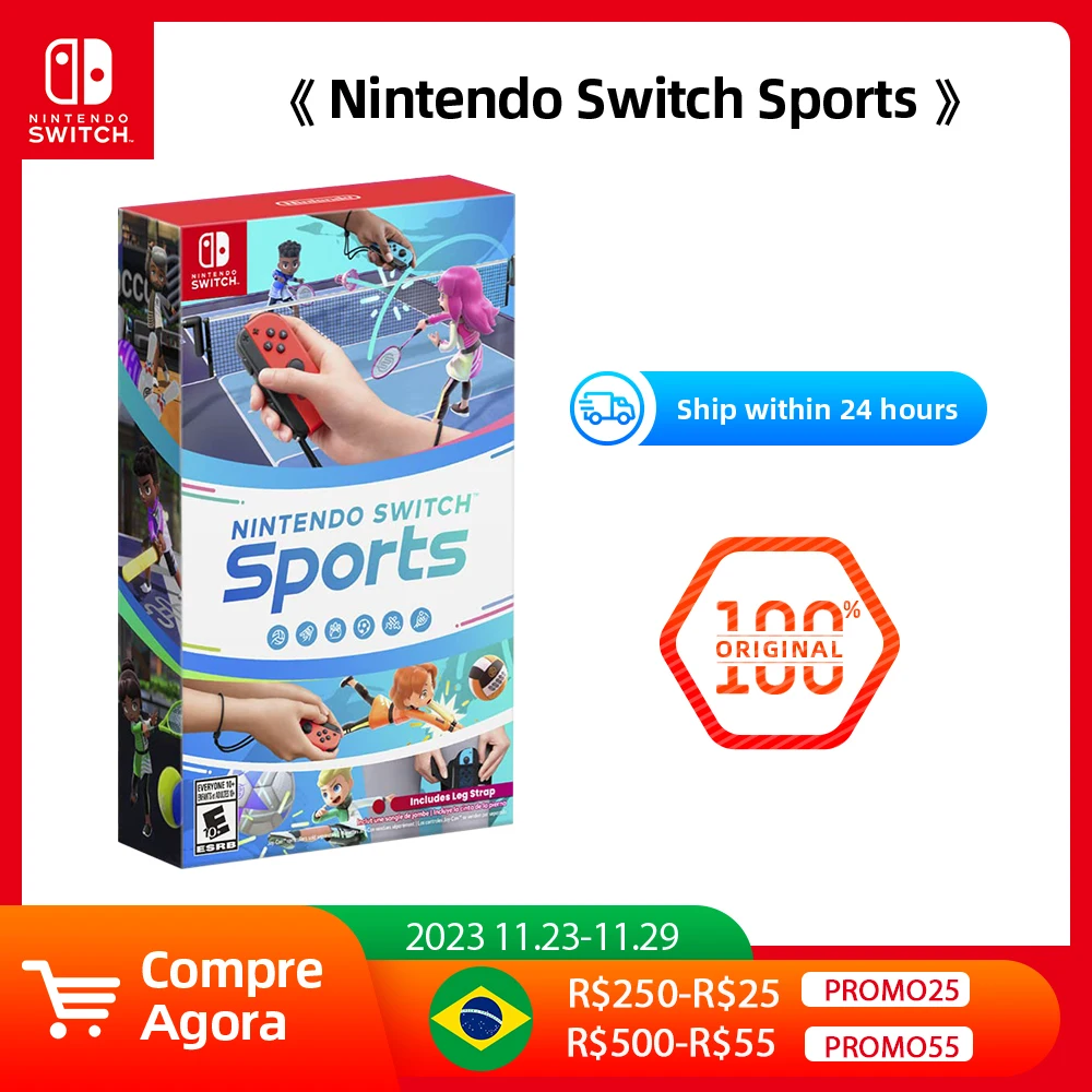 Nintendo switch esportes console jogo multiplayer festa esportes gênero  suporte tv modo de mesa para nintendo switch oled lite - AliExpress