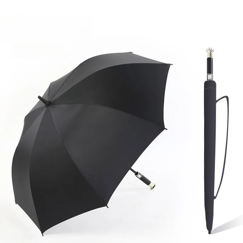For Rolls-Royce Bentley Tesla Luxury Cars Gift Advertising Umbrella Vinyl Sun Protection Long Handle Golf Car Umbrella
