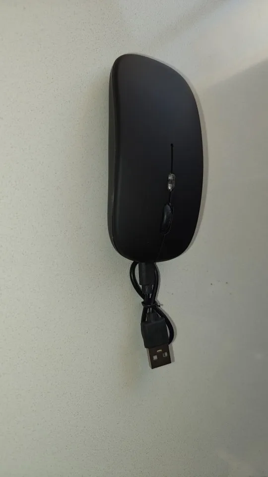 Ratón inalámbrico recargable silencioso retroiluminado con LED ratones PC portátil ordenador Mous 2,4 Ghz receptor Bluetooth modo Dual ratones ópticos photo review