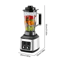 Mélangeur de Table puissant 9500W, presse-agrumes, machine à Smoothie 3 en 1, récipient 0.5/1.5/3L, robot culinaire, mélangeur pour glace, noix et fruits 2
