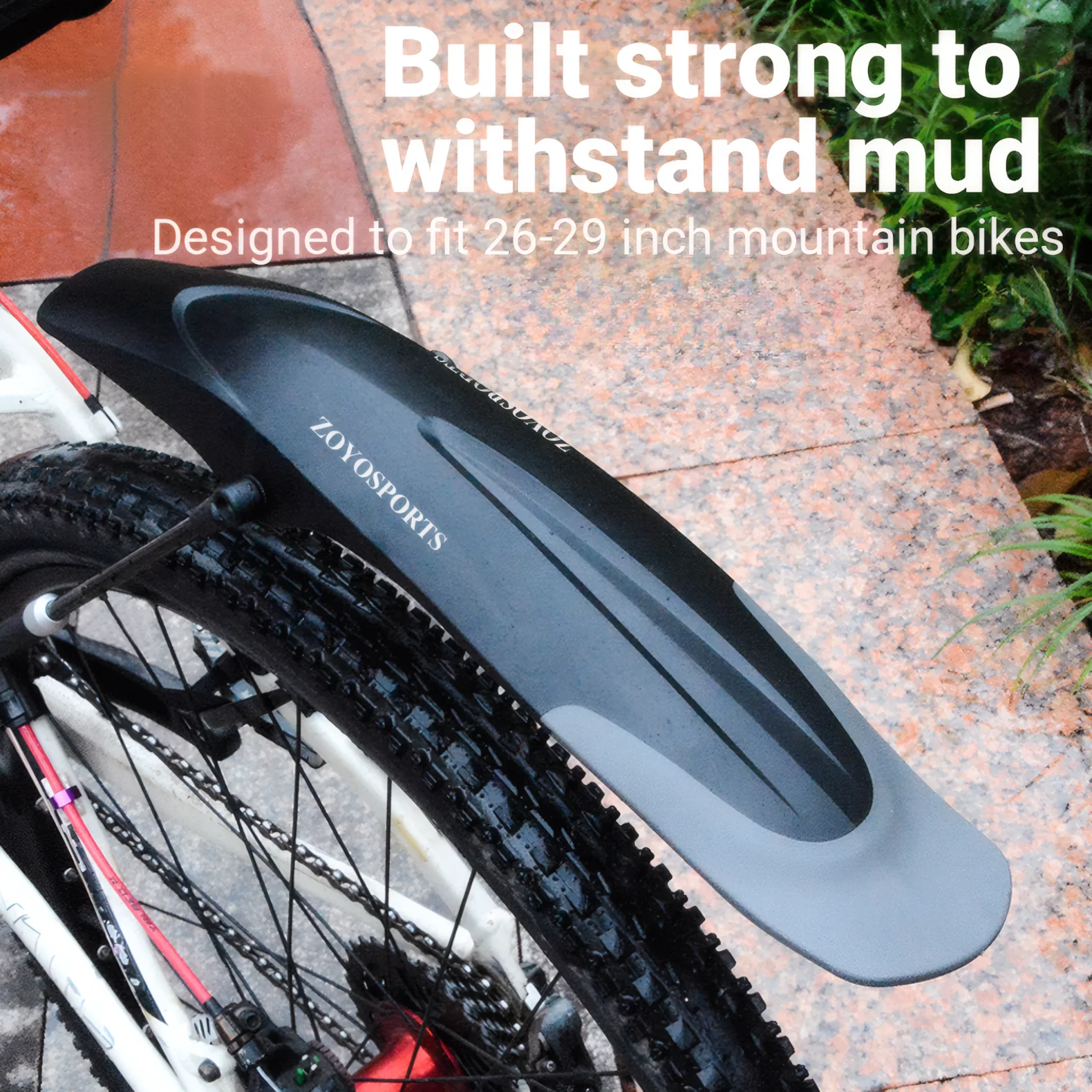MTB Bike Mudguard Fenders Removable Quick-release support Front Rear Fender