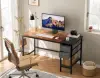40" Office Desk with 2 Non-Woven Drawers - Versatile Computer Writing Table for Home, Bedroom, Office, or Student Use 2