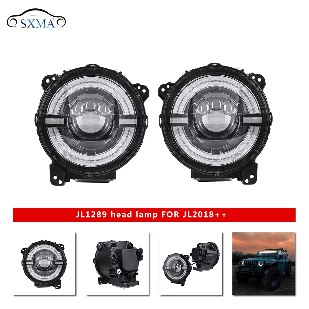

*LANTSUN*JL1289 HEADLIGHT head lamp NEWEST 60W 9INCH JEEP JL sunlight headlight for jeep wrangler JL 2018+