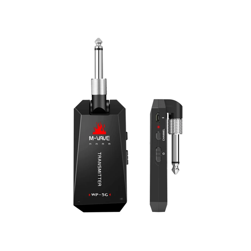 M-VAVE 5.8G Guitar Wireless Transmitter Receiver Audio Digital Wireless Guitar System 30M Transmission for Bass Stereo wireless guitar system