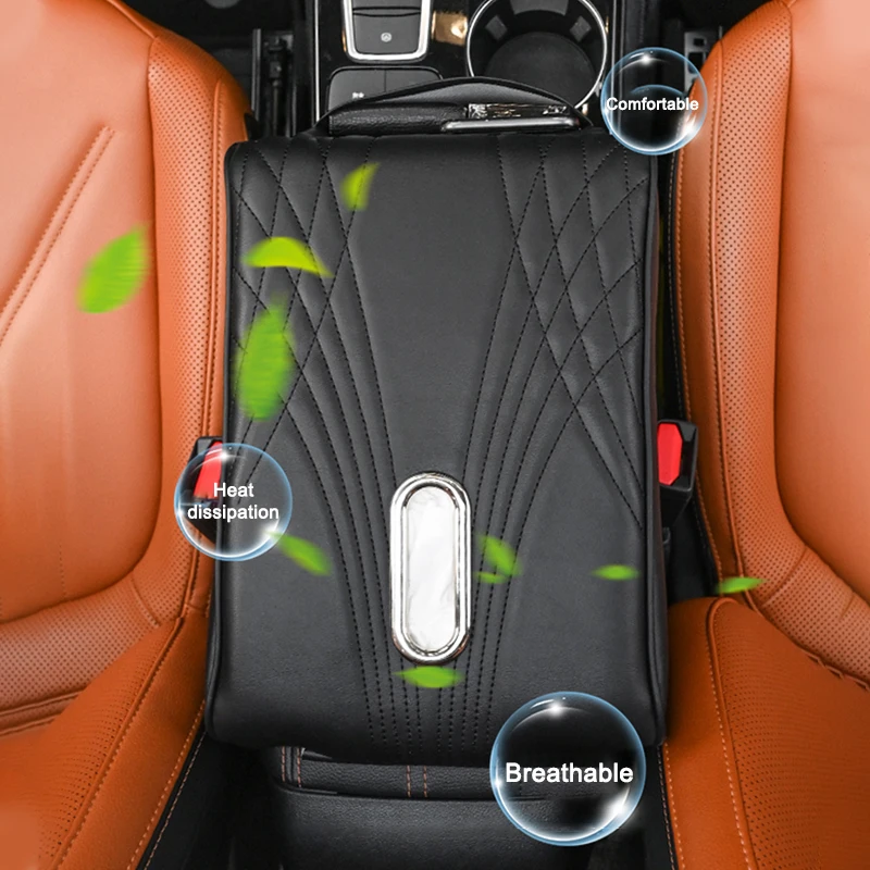 Car Armrest Extension Cushion Memory Foam Pad