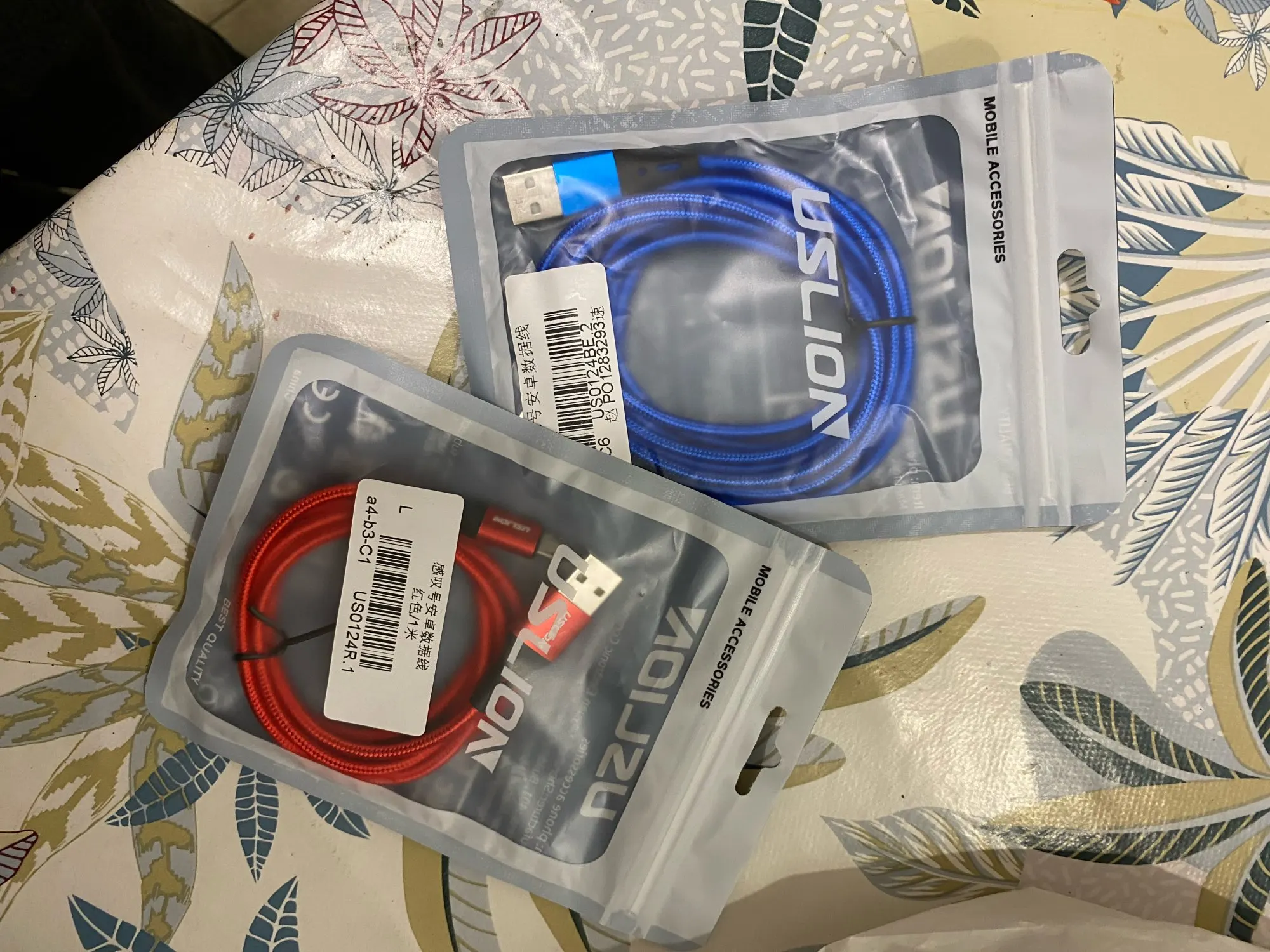 USLION 3A Micro USB Cable Fast Charging for Samsung Xiaomi Huawei Realme OPPO Android Mobile Phone USB Data Wire Cord 0.5/1/2/3M photo review