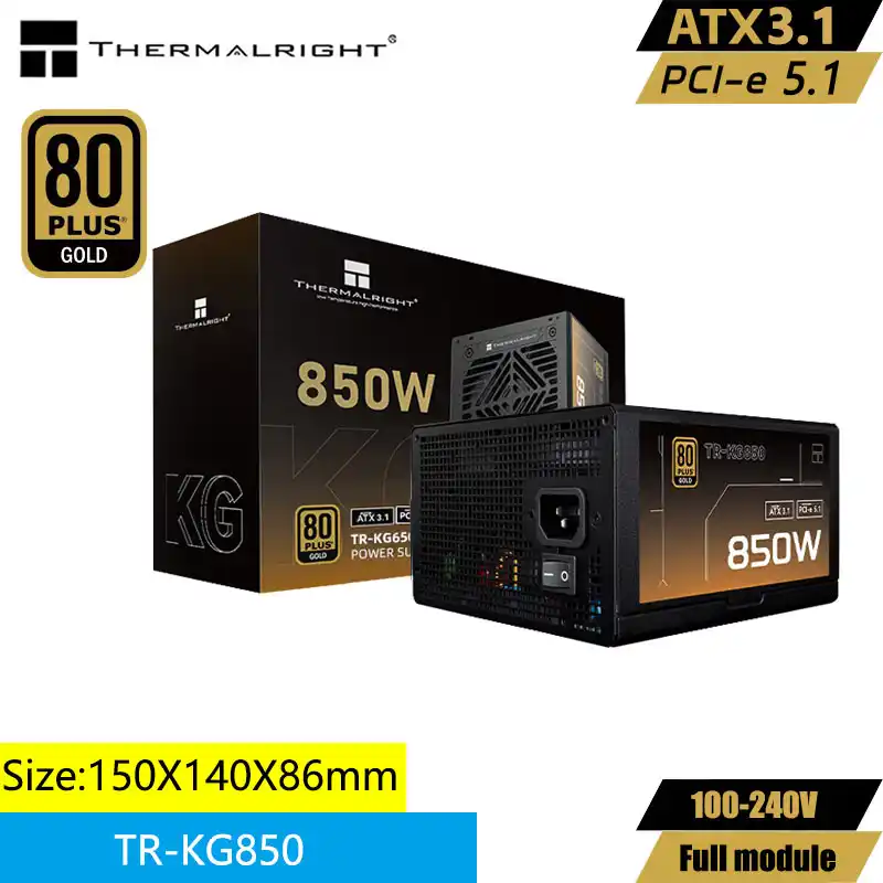 Thermalright TR-KG850 Black Gold medal fully modular power