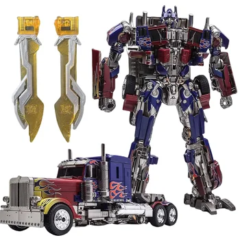 30CM Trasformazione Robot Giocattoli Commander Optimus Robot in lega Jetfire Autobots Figuras Modello Regalo per bambini