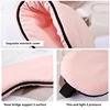 Sleep Light Blocking Eye Mask and Gel Cold Ice Pack Double-Sided Ice Silk Warm Cool Sleep Eye Mask for Travel Sleeping 5
