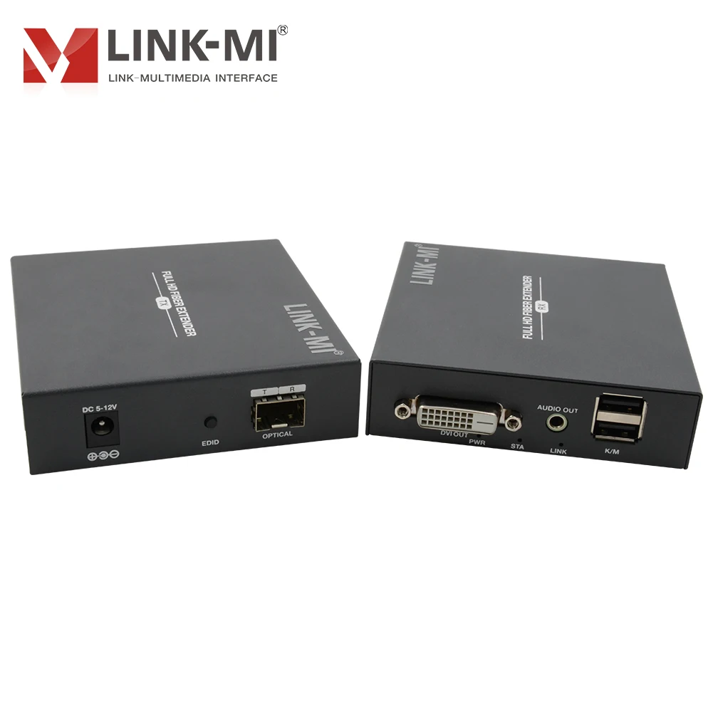 Фото Адаптер оптоволоконный с поддержкой DVI USB KVM, 2 км, x P @ 60 Гц с внешним стереозвуком DVI №3