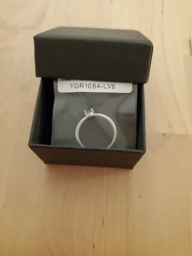 Silver tourmaline ring