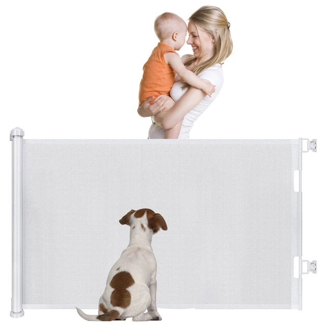 Barrière de sécurité rétractable pour bébés et chiens, barrière d