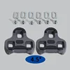 BUCKLOS for LOOK Keo Cleats Float Road Cycling Shoes Pedal Cleats for Look Keo Bike Self Locking Pedal Plate 4.5/9 Degree 1/2pc 5