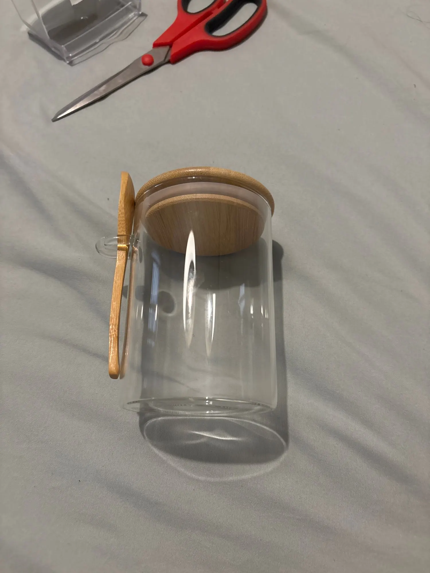 Bocal hermétique Anti-fuite & fraîcheur | Verre premium avec cuillère intégrée