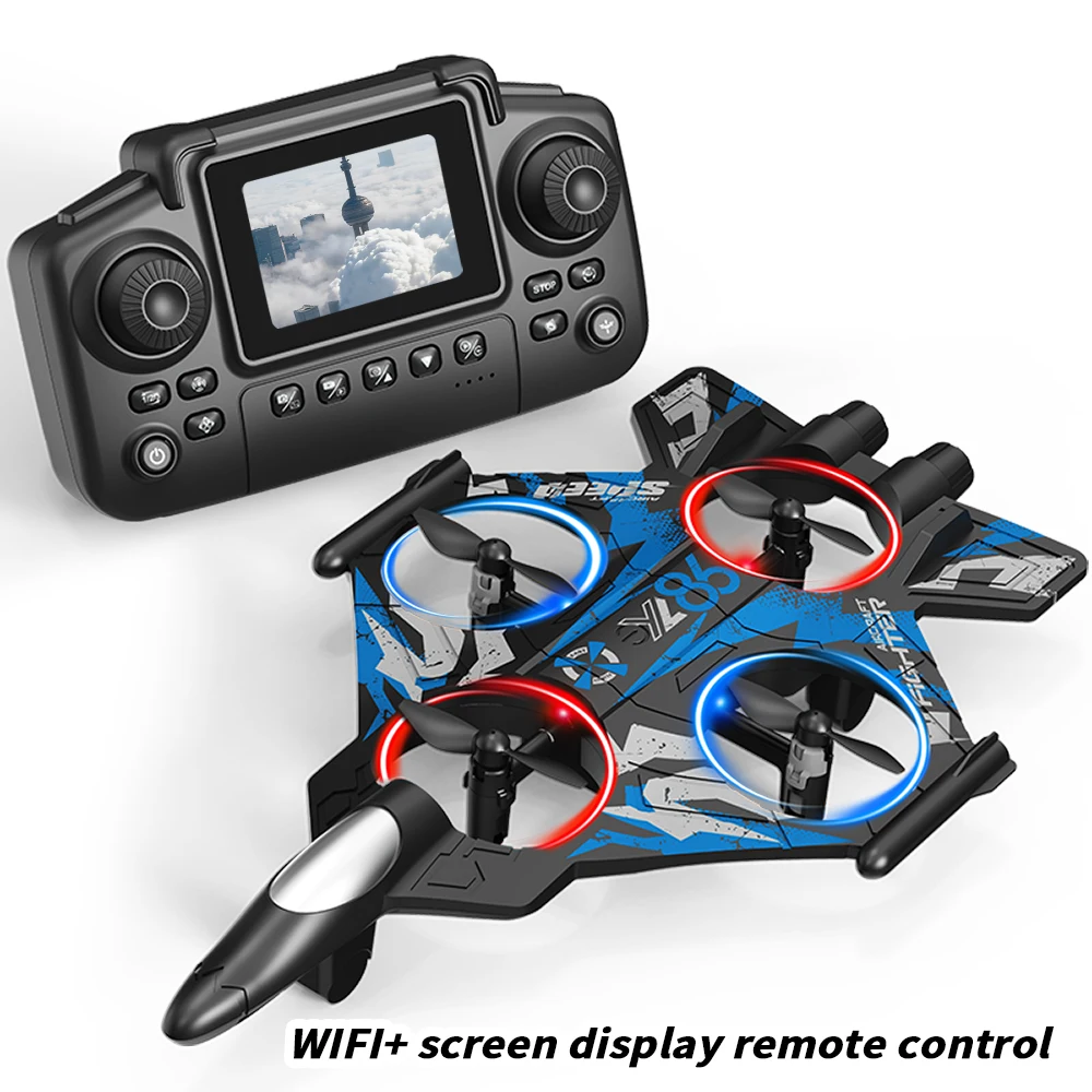 Advanced RC Drone with 360° Stunt Capabilities and Optical Flow Positioning, Featuring Headless Mode and Integrated Camera.