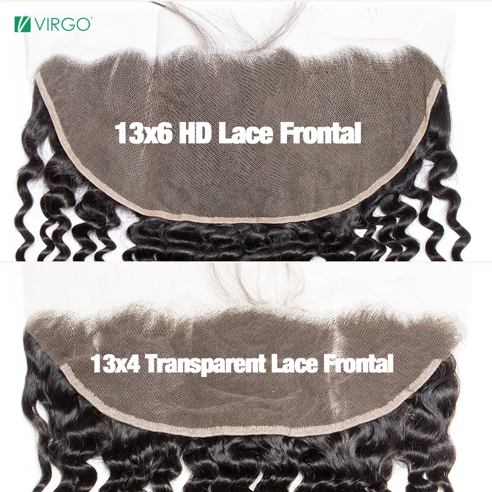 

Transparent Deep Curly Wave 13x6 13x4 Lace Frontal 4x4 5x5 Lace Closure Remy Pre Plucked 100% Human Hair Curly HD Lace Closure