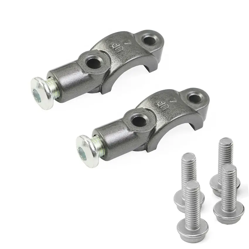 Motorcycle Brake Tank Bracket Universal 7/8" 22mm Lever Mirror Holder Brake/Clutch Master Cylinder Clamp Bracket Cover M10 Bolts Base Support