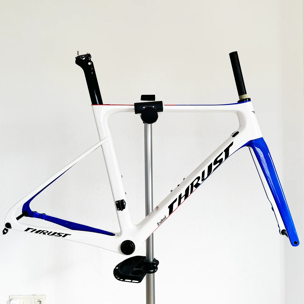 Bicicleta Velo Thrust THRUST T1000 Carbon Road Bike Frame, White