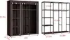**51-Inch Portable Fabric Wardrobe Closet** 5