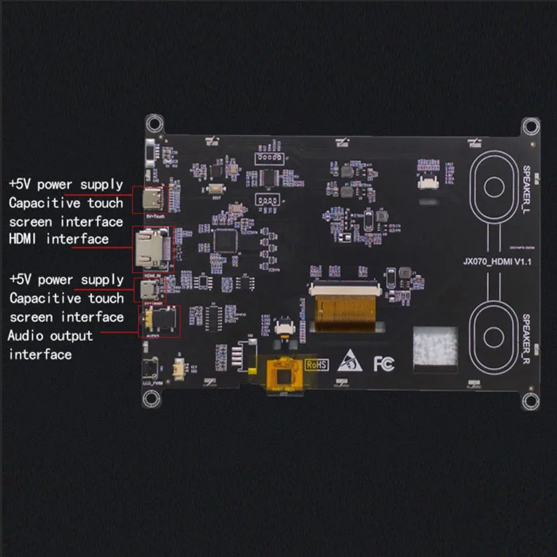 IPS ޴ 7 ġ ġ HDMI ÷ ġ ũ г, HDMI  ÷, LCD DIY , HD ÷, PC , 1024x600