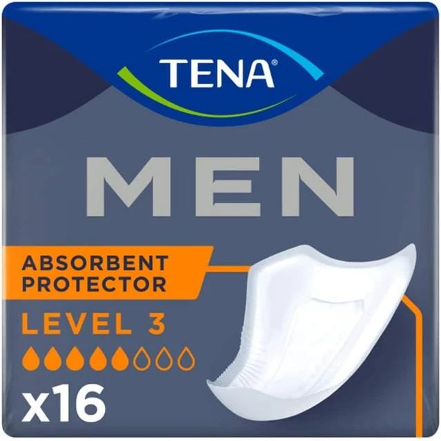 TENA Men Level-3, Male Bladder Pad, 5 Drops, 16-Pack Full Fit In Safe And  Comfortable Wear Feeling Comfortable And Dry - AliExpress