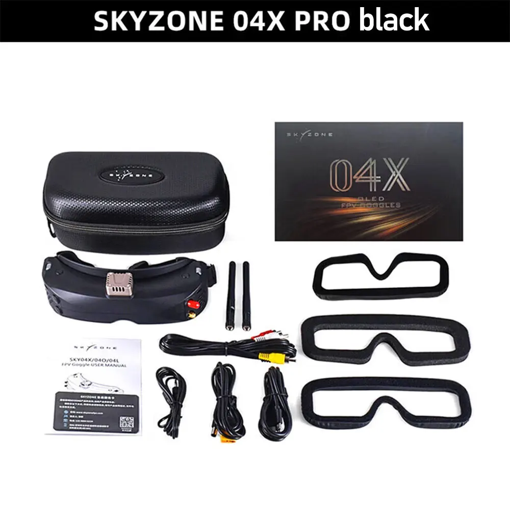 SKYZONE 04X PRO FPV-очки 1920x1080 Full HD OLED-дисплей с трекером головы DVR Вентилятор 5,8G 48-канальный приемник Steadyview для FPV-дрона