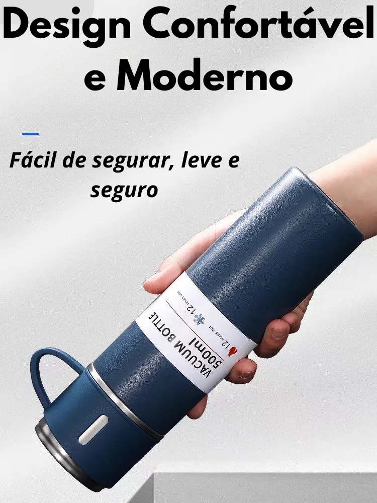 Compre agora a sua Garrafa Térmica com Termômetro Digital e tenha sempre a  sua bebida preferida na temperatura ideal!