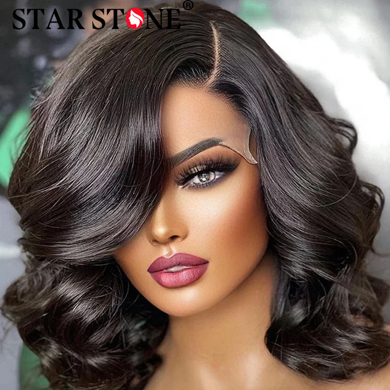 BodyWavePerruquesChevesuxHumansWigShortBobHumanHairWig4x4