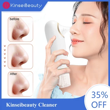 KinseiBeauty 전기 얼굴 클리너, 블랙헤드 리무버, 물 순환, 깊은 모공 클렌징, 얼굴 여드름 여드름 제거, 흡입 뷰티 도구