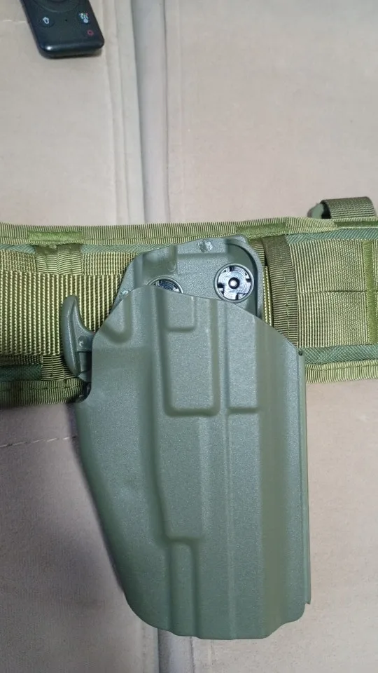 Funda táctica de pistola con liberación rápida para diestros photo review