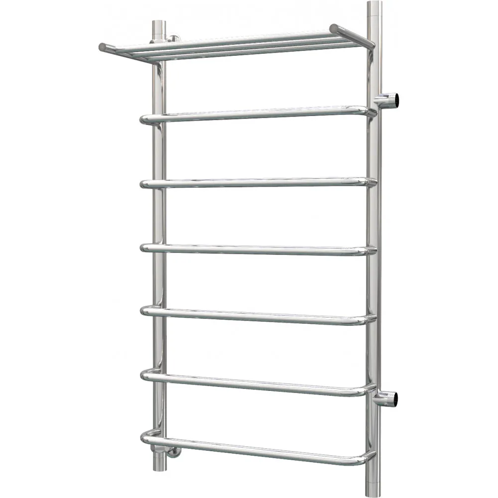 Water Heated Towel Rail Роснерж Bracket L102101 100x60 With Shelf And