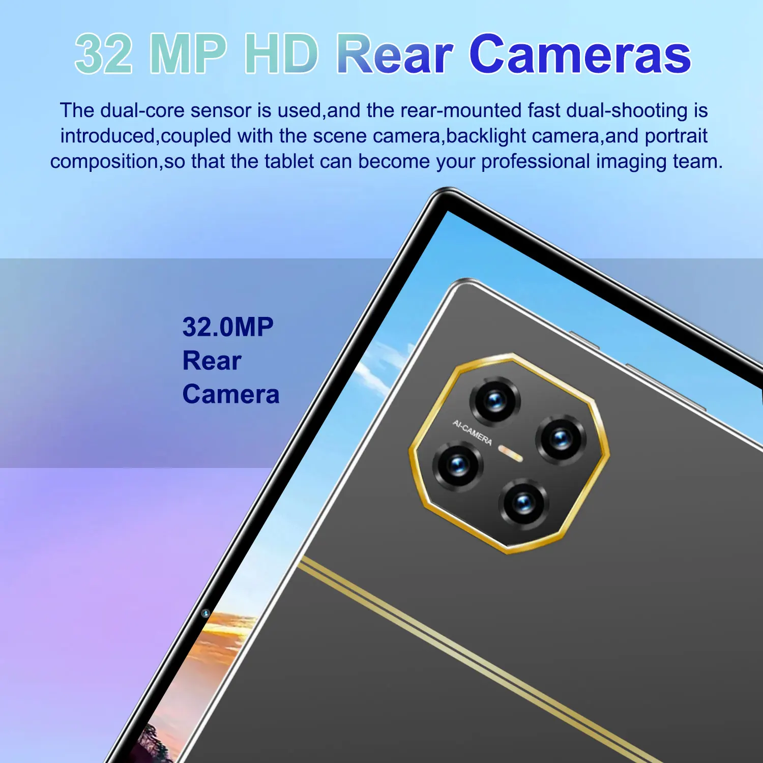 10 Core 2026 New Android 13 Tablet 5G WiFi Portable 20000mAh Large Battery 16GB RAM 1TB ROM 16MP+32MP Camera For Movie Streaming Home Media Player