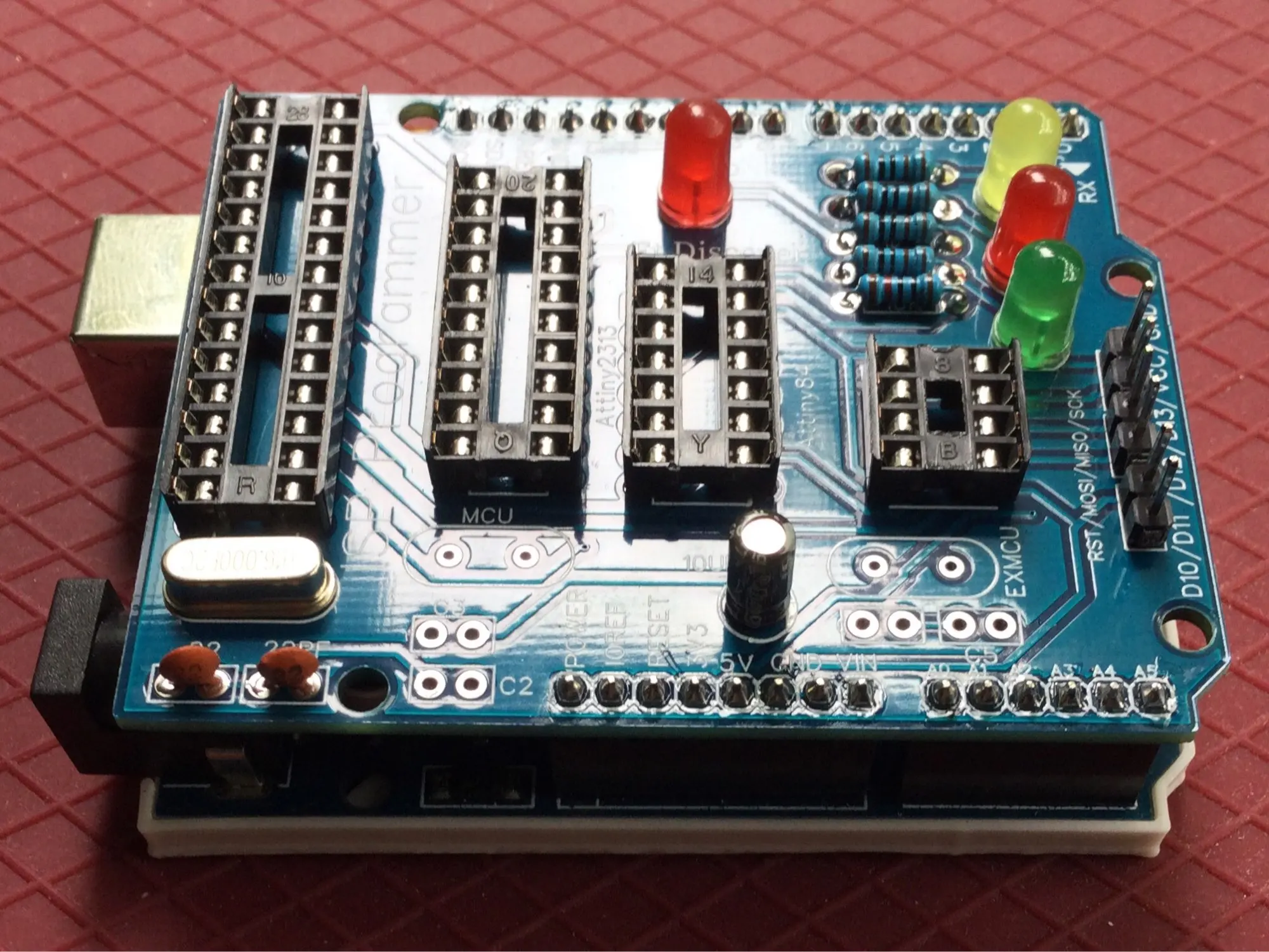 ATtiny13A ATtiny84 ATtiny85 ATtiny2313 ATMEGA328P AVR ISP, 53% OFF