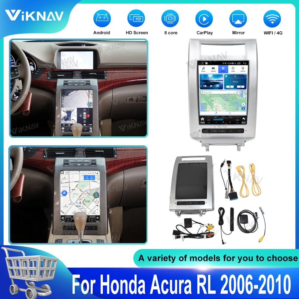

Мультимедийный плеер на Android, Автомагнитола для Honda Acura RL 2006-2010 с GPS-навигацией и сенсорным экраном для Carplay