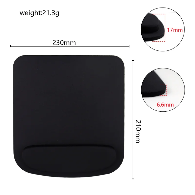 Mouse Pad Wrist Pad Colorful Wrist Mouse Pad Large Thickened Non Slip Learning And Office EVA Wrist Pad