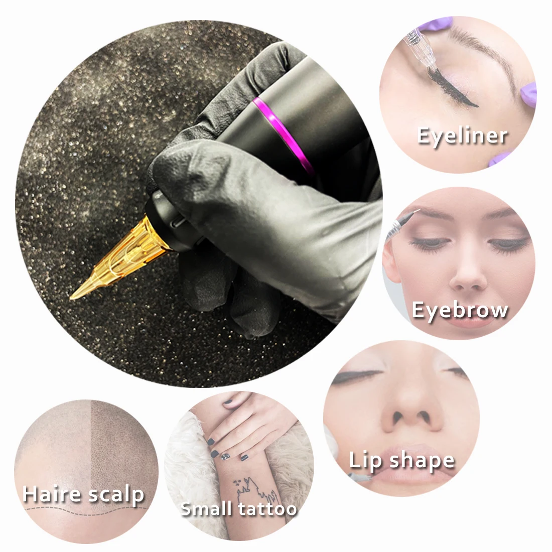 Tattoo Needles INKIN PMU SMP Cartridge Permanent Makeup Eyebrow Eyeliner Lips