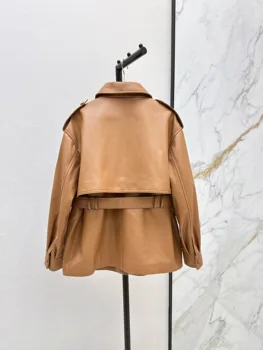 2025 Early Autumn New Handsome 100% Lambskin Jacket Coat 295 1