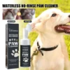 Yegbong 100ml Pet Paw Foam Cleaner Pet Foot Cleaning Wash Dog Cat Gentle Nourish Paw Remove Dirt Waterless Pet Foot Clean Mousse 1