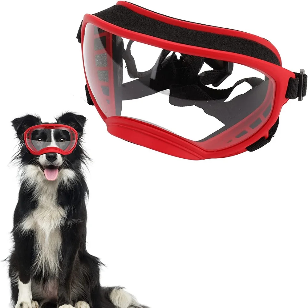 JanPetDogGogglesPetGlassesDogFashionSportsSunglassesAdjustableStrapforMediumLarge