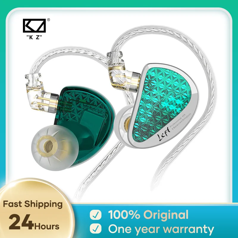 Kz As16 Pro In Ear Wired Earphones Noise Cancelling Headset 16ba