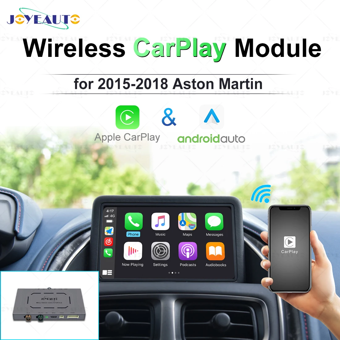 

Wireless CarPlay for Aston Martin 2015-2018 NTG5 with Android Auto Interface Mirror Link AirPlay Car Play Function
