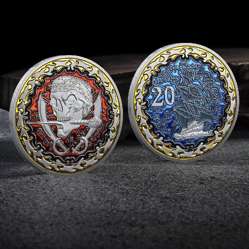 

США Монета искусственная роспись памятные монеты